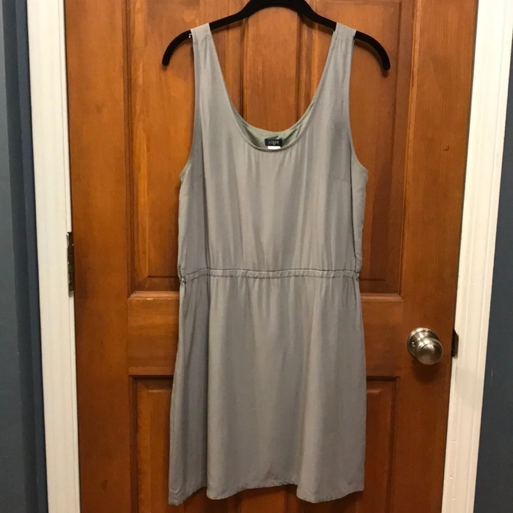 J. CREW Gray Sleeveless Dress Size 8